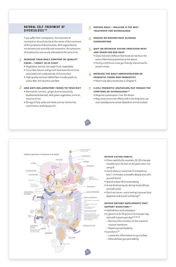 An interior spread from Gut Mastery: the self-treatment protocol for diverticulosis