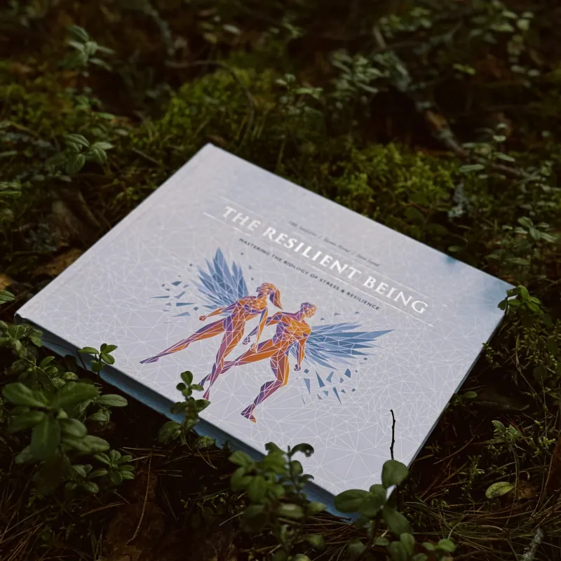 An illustrated spread from The Resilient Being